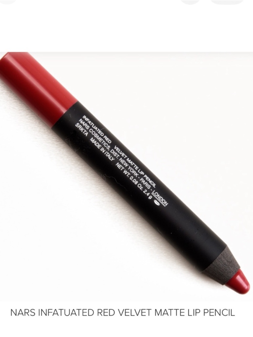 NARS “Infatuated Red” Velvet Matte Lip Pencil